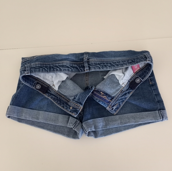 Arizona Jeans Cuffed Plus Size Shorts Girls Size 18 1/2 Plus - Picture 7 of 12